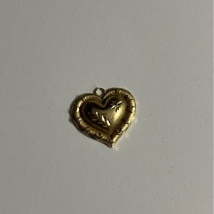14k Gold heart charm